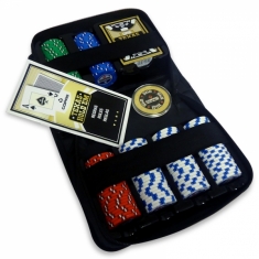 Kit Fichas Poker Copag 150 peças Texas HOLD'EM 5 jogadores